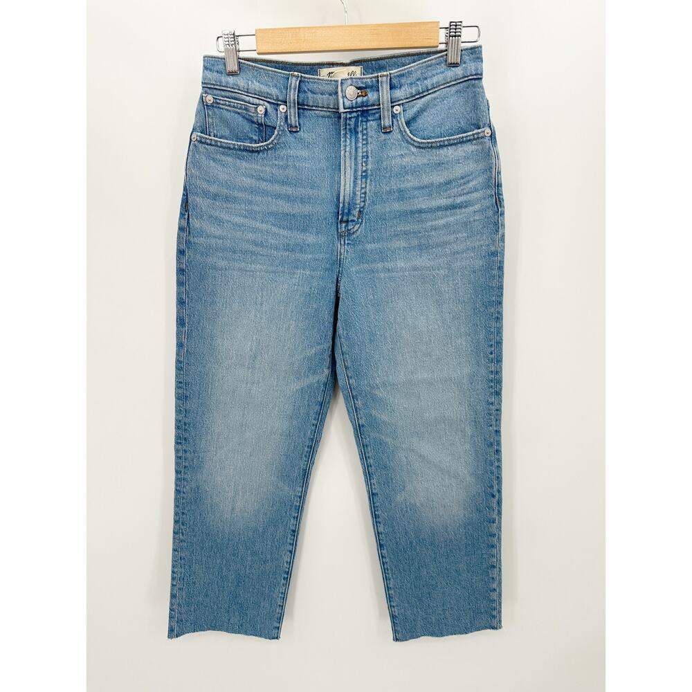 Madewell The Perfect Vintage Straight Jeans Women Sz 26 NWT Blue Ferman Wash